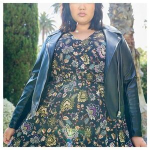 Torrid Faux Leather Asymmetrical Moto Jacket